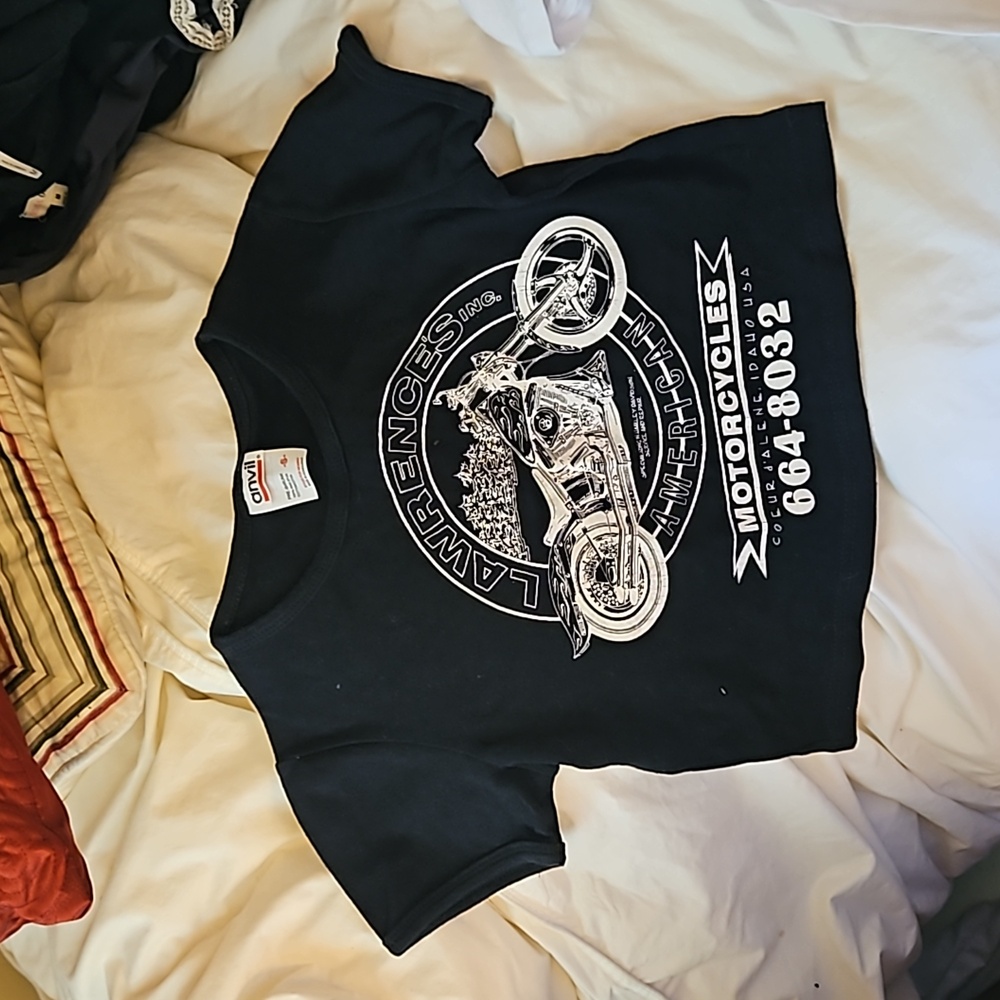 Motorcycle shop t-shirt